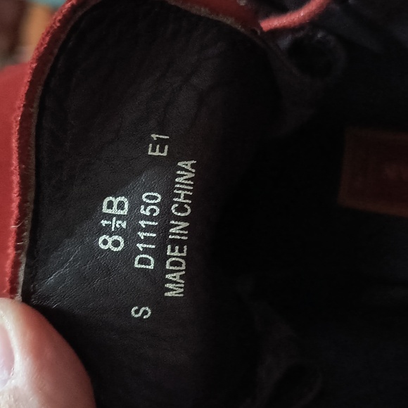 Cole Haan red suede water proof boots - Picture 7 of 7